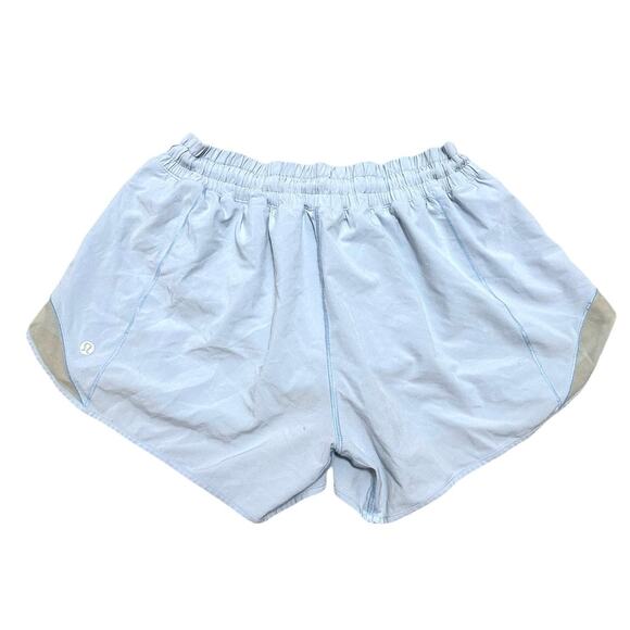 Lululemon Hotty Hot Short Long 4" Blue Linen size 10 - Picture 6 of 6